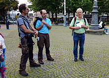 V.l.n.r.: Stephan Meyer, Jens Schwartau, Jürgen Becker  (Foto Gisela Baudy)