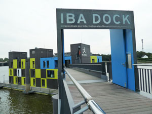 Eingang zum IBA-Dock (Foto Gisela Baudy)