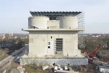 Energiebunker im Bau (Foto IBA Hamburg GmbH, Martin Kunze)