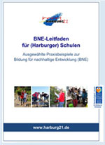 Buchcover des BNE-Leitfadens für (Harburger) Schulen