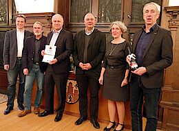 v.l.n.r.: Robert Timann, Frank Warschau, Dirk Zimmer, Holger Jönnson (Foto Gisela Baudy)
