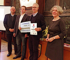v.l.n.r.: Frank Wiesner, Robert Timmann, Jens-Uwe Kretzer (Foto Gisela Baudy)