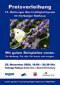 Plakat Einladung 12. Harburger Nachhaltigkeitspreis (Foto Gisela Baudy)
