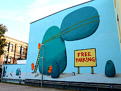 Bild 5a: WCD-Mural von Dave the Chimp: Am Wall 13 in Hamburg (Foto Gisela Baudy)