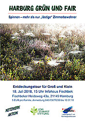 HARBURG21-Plakat mit Foto der Loki Schmidt Stiftung